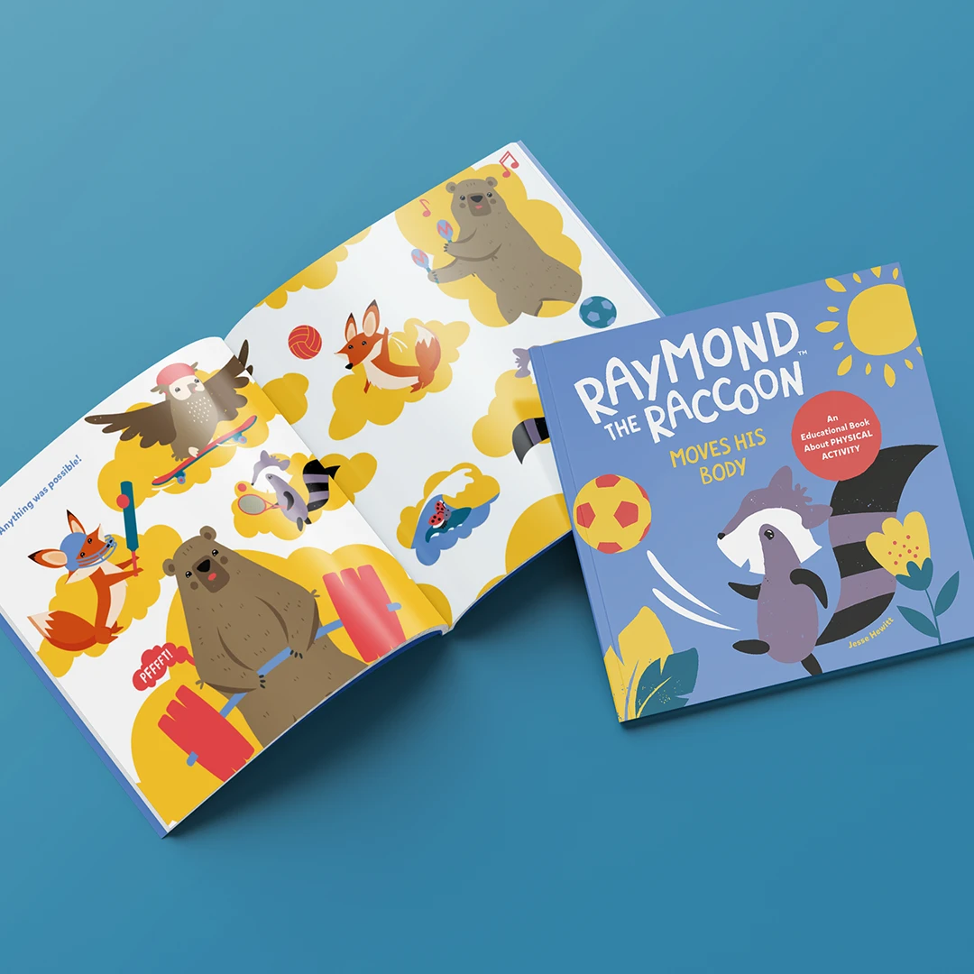 Editorial — Raymond the Raccoon Bilderbuch Cover und Pop-up