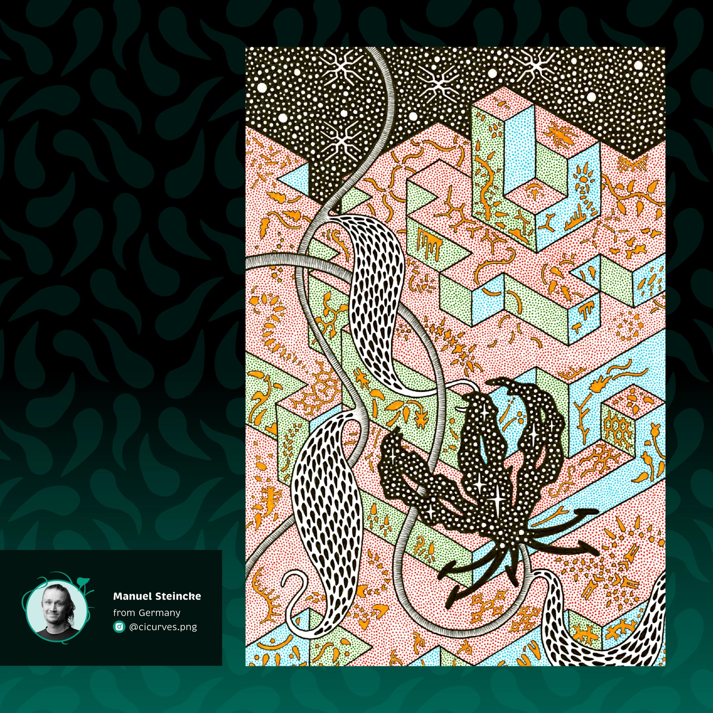 Growth — quadratischer Editorial-Post