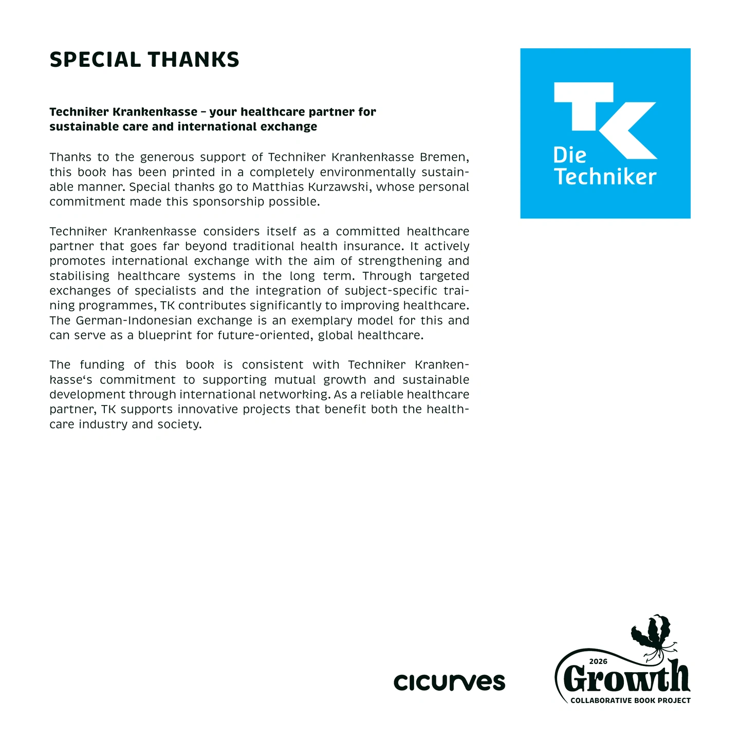 Growth — quadratischer Editorial-Post