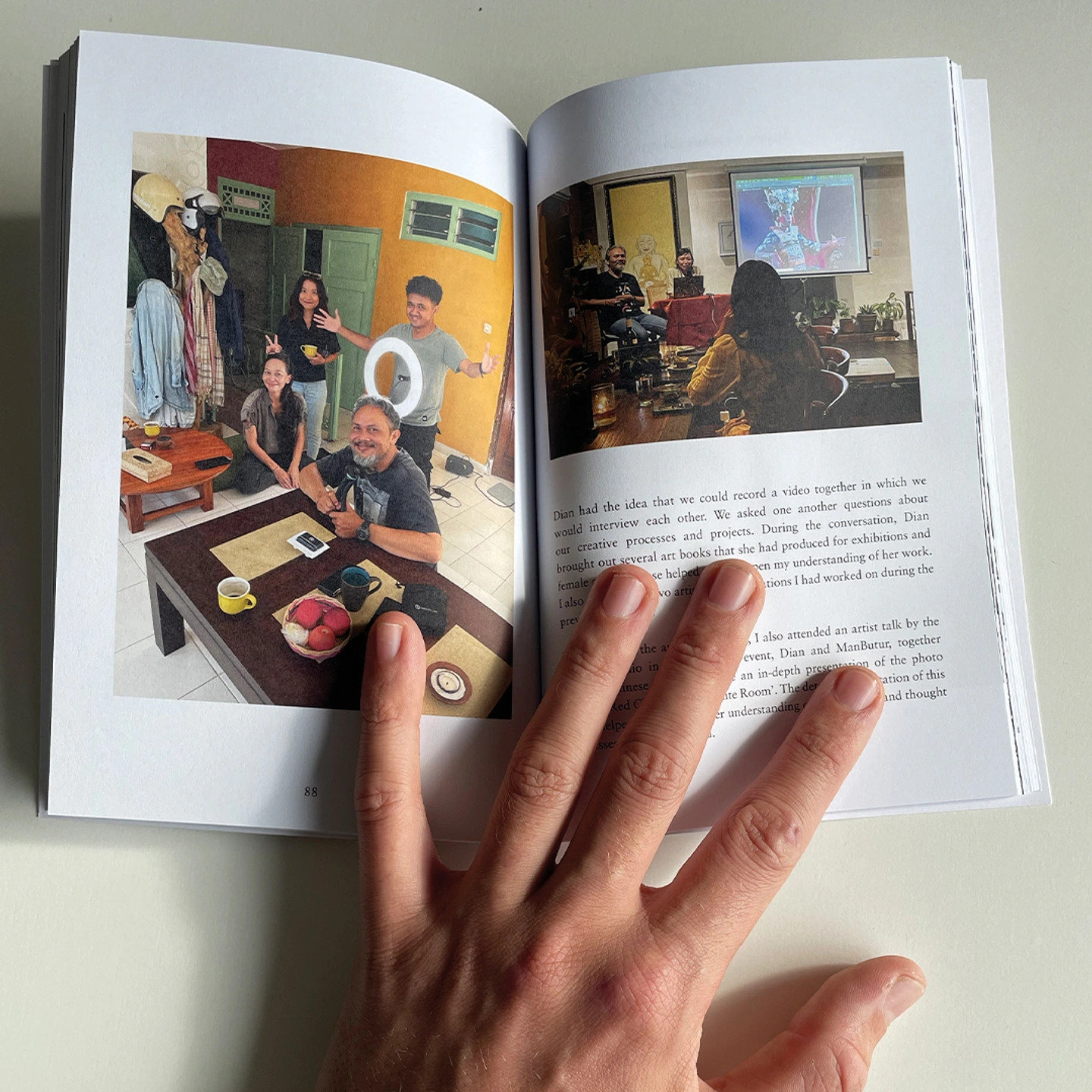 Threads of Creation — Buchspread